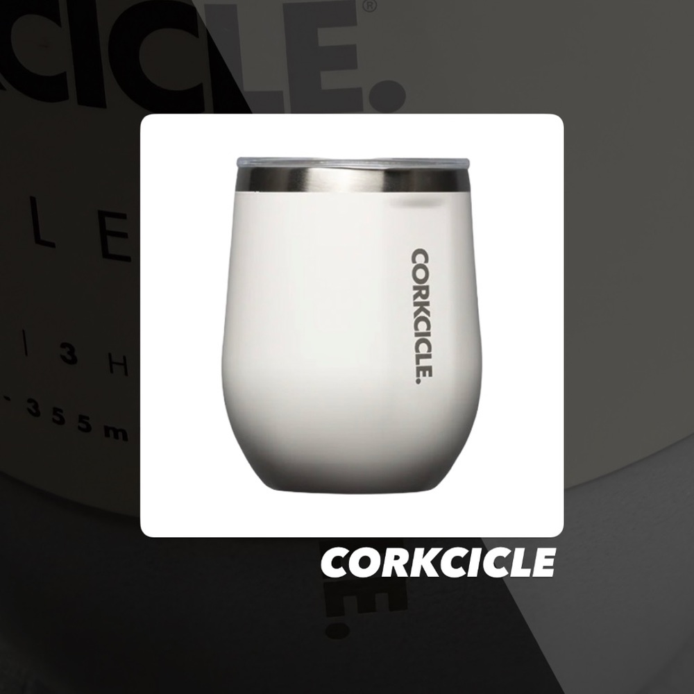 NWT Corkcicle Classic Stemless Wine Tumbler